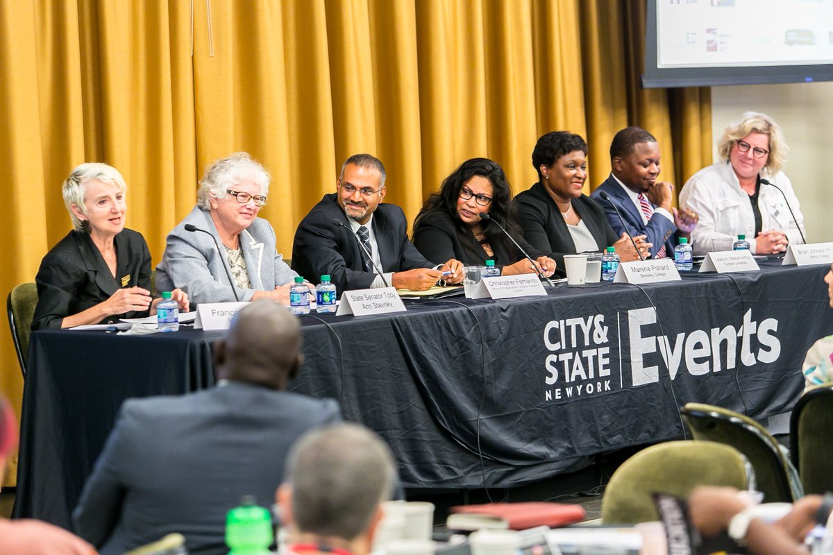 Earlier this month, members of the Fordham community attended @CityAndStateNY's Education Summit, including @FordhamGSE Dean Virginia Roach and Lesley Massiah-Arthur, AVP for Government Relations & Urban Affairs. Pictures from the event are below!