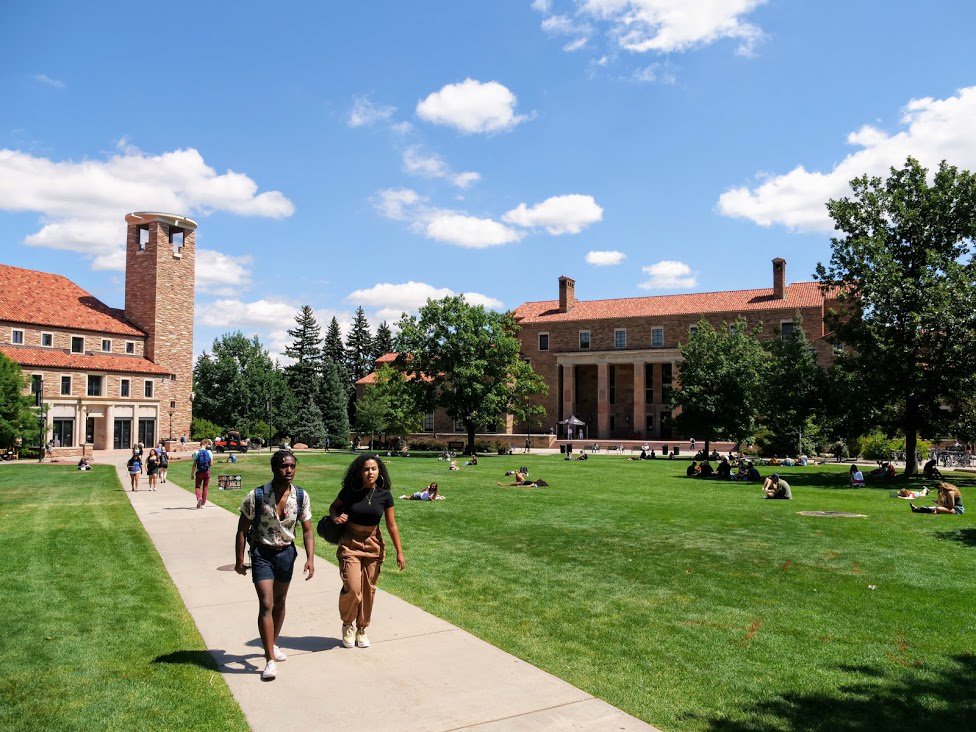 Day one of fall semester  Now, we&rsquo;re on to day two!  You make us proud, Buffs! Keep up the hard work  #CUBoulder  (: Patrick Campbell)